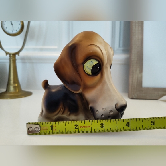 VINTAGE 1950's NORLEANS Japan Big Head Beagle Figurine ORIGINAL TAG - Picture 8 of 8